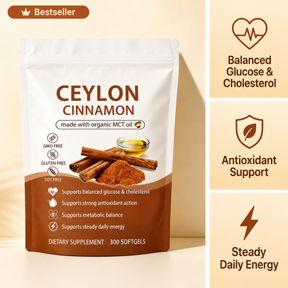 True Ceylon Cinnamon Softgels with MCT Oil